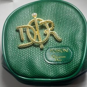 Christian Dior Green Cosmetic Bag